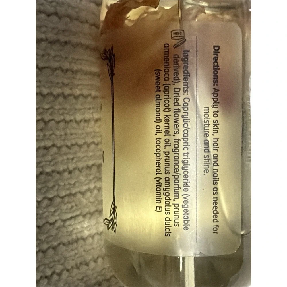 Provence Beauty Forget Me Not Oil Lavender, Honey Suckle, Rose, Peony Body Oil